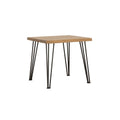 Coaster Home Furnishings Gano Hairpin Leg Natural and Matte Black end Table (723497)