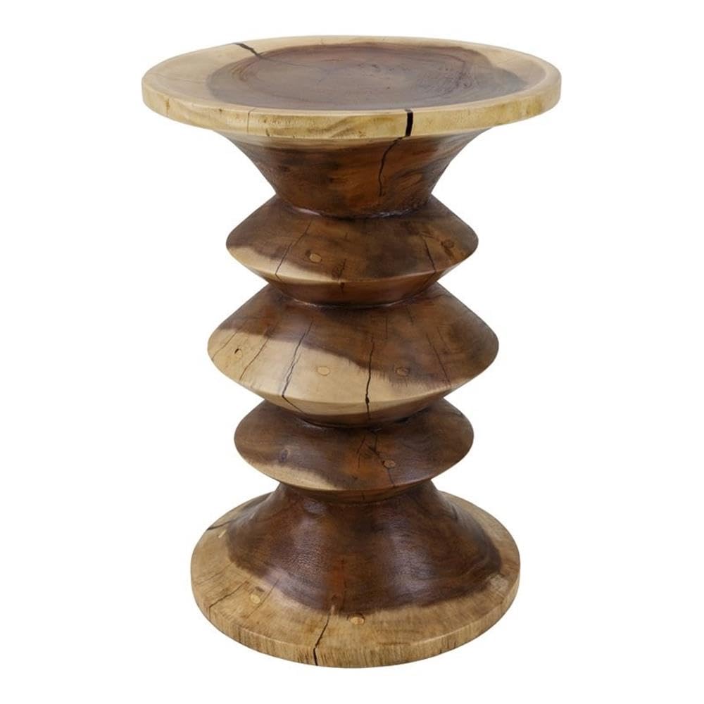 Npd Furniture And More Ziva Trembesi, Natural Side/End Table