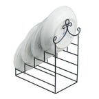 Artliving 4-Tier Metal Scrollwork Dish Rack Plate Rack Display Stand Holder Cabinet Organizer Set Of 2