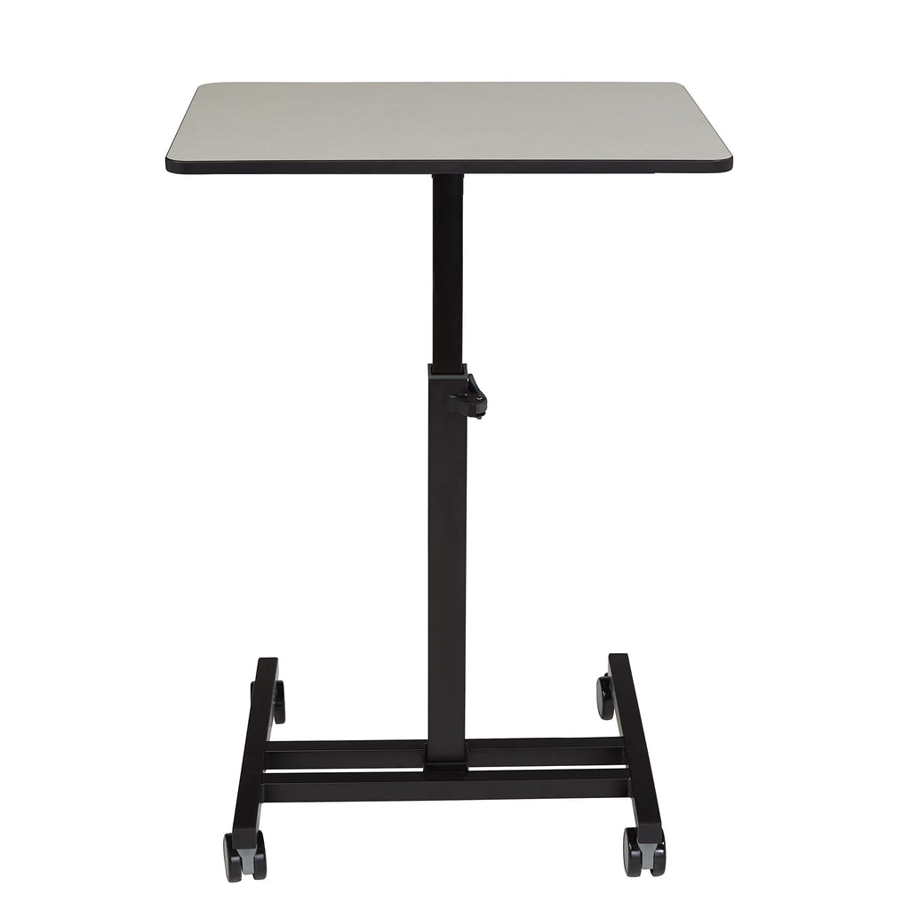 Oklahoma Sound Work from Home Adjustable Height Sit-Stand Mobile Desk, Grey Nebula