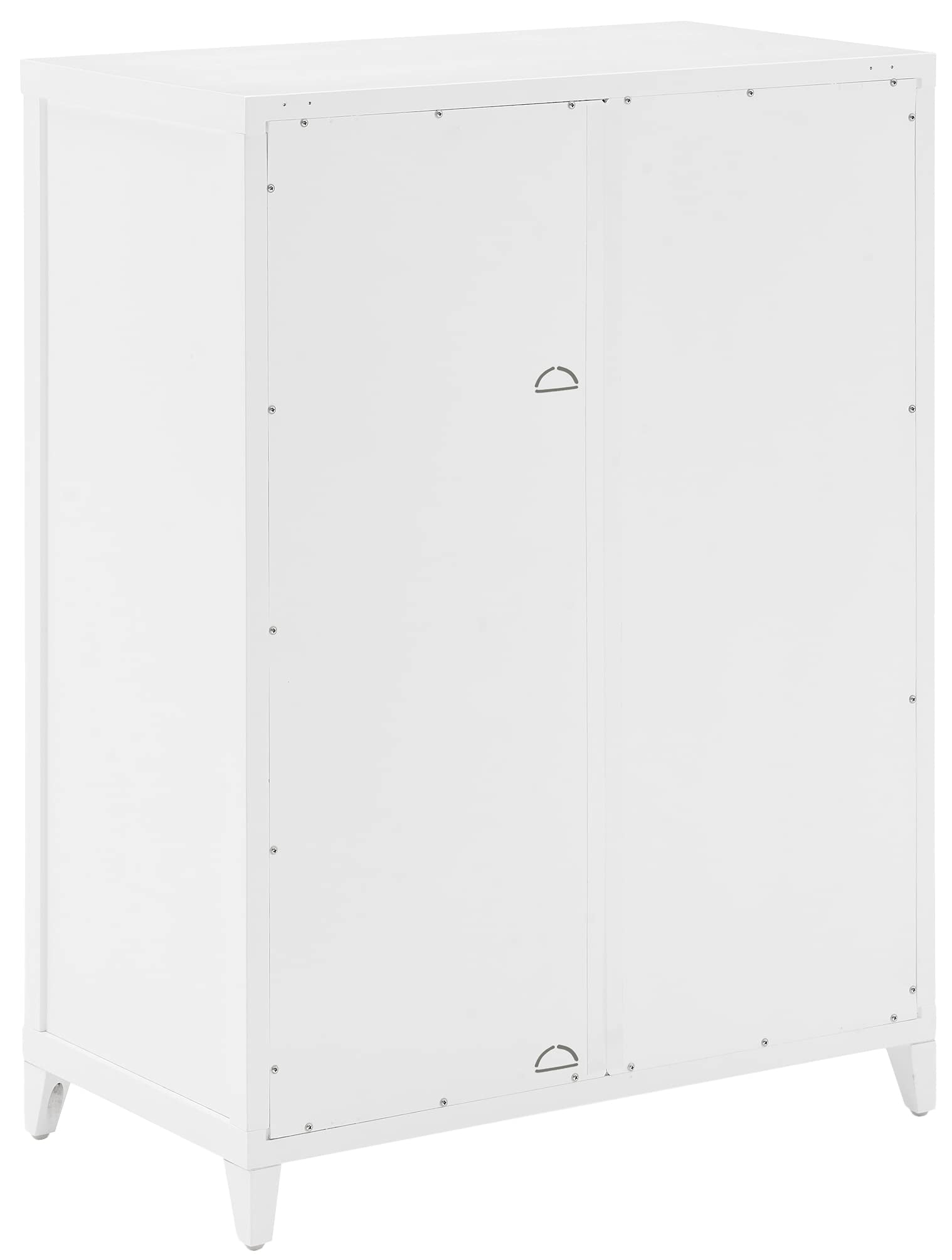 Crosley Furniture Milo Stackable Pantry Storage Cabinet With Shelves, Kitchen, Dining, Or Laundry Room, White
