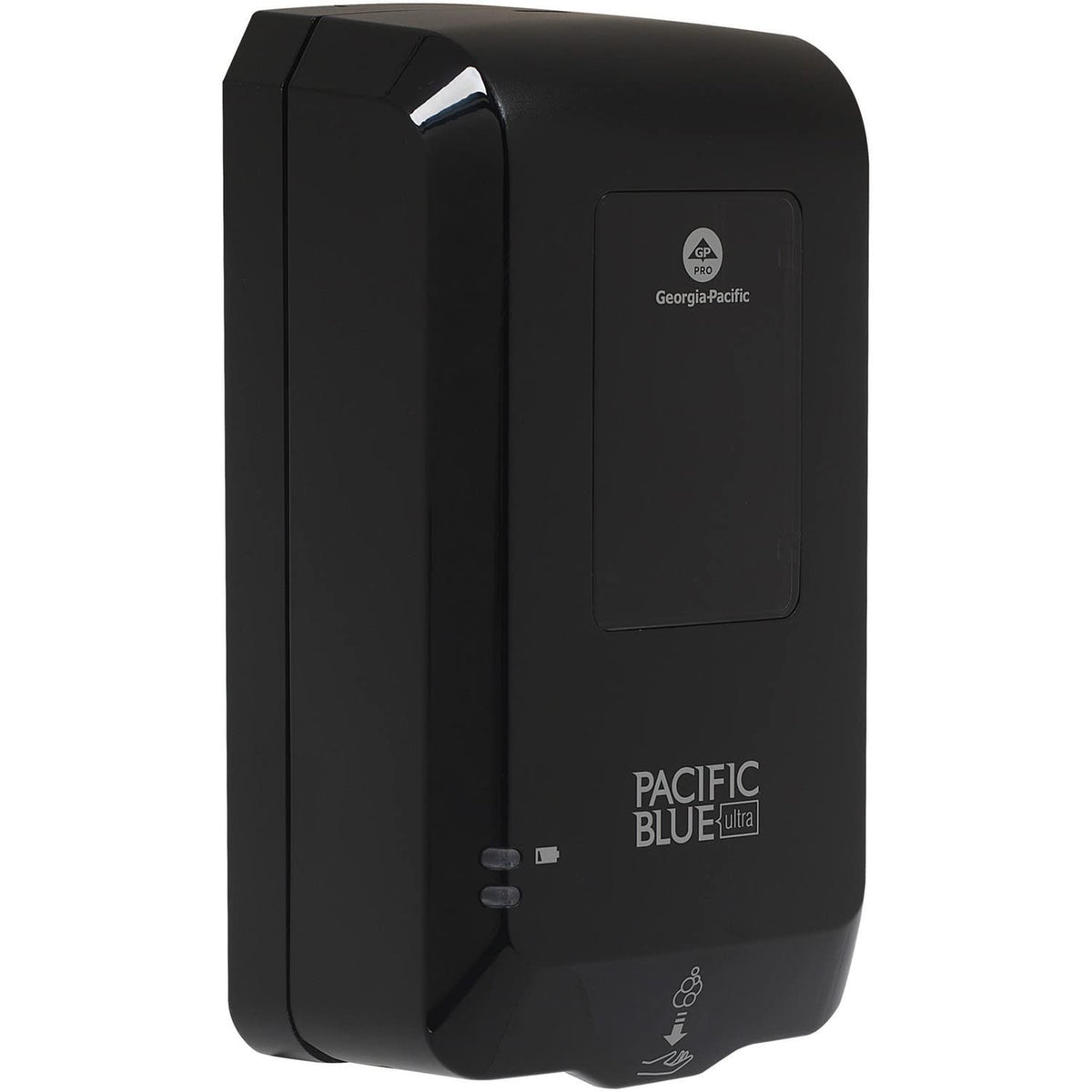 Georgia-Pacific (53590) Pacific Blue Ultra Automated Soap Dispenser, Black, Wall Mounted, Easy To Install & Maintain, Batteries Included