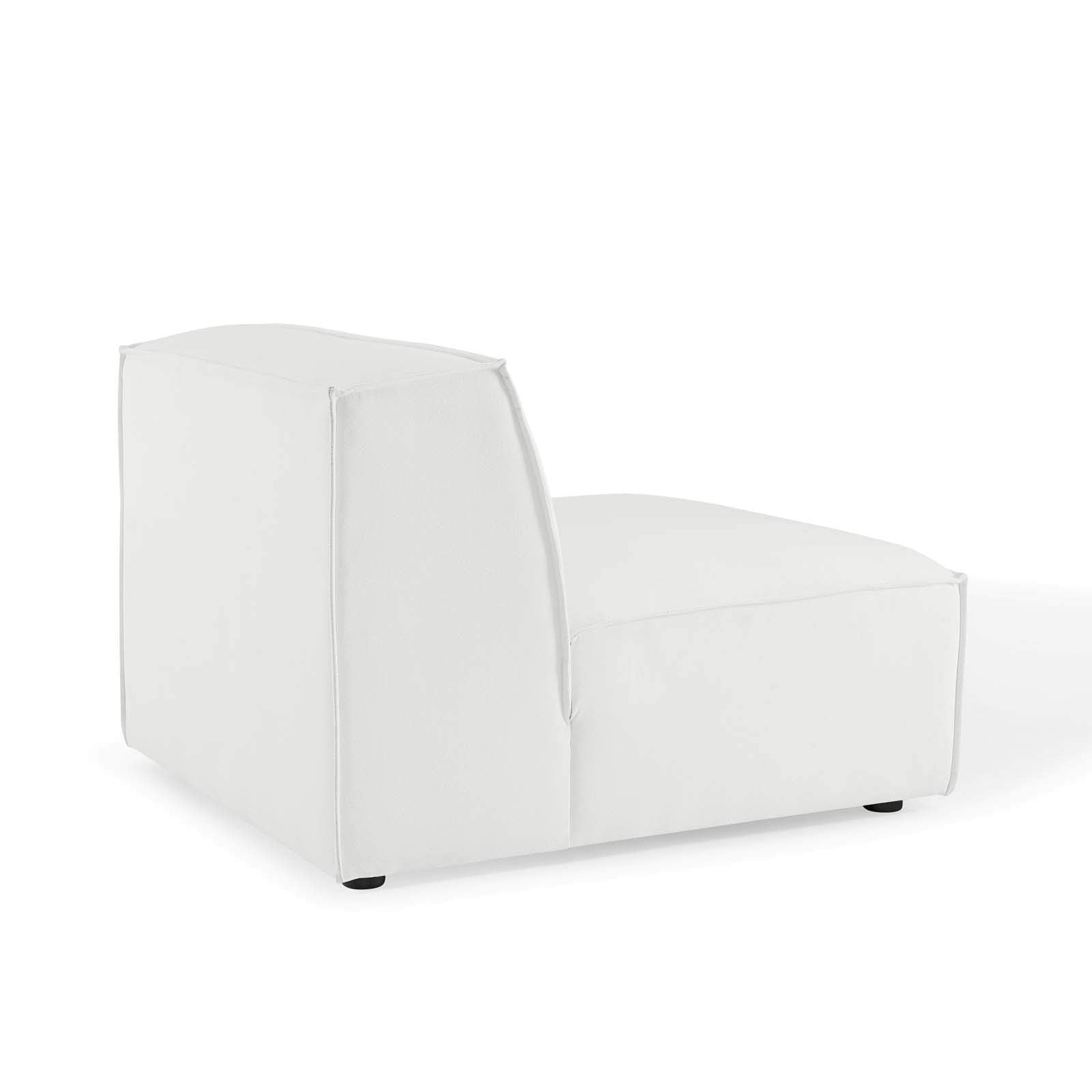 Modway Eei-3872-Whi Restore Sectional Sofa Armless Chair, White