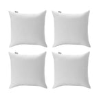 Acanva Throw Pillow Inserts For Bed Couch Sofa, Ultra Soft Polyester Filling For Decorative Cushion Square Sham Form, 4 Count (P