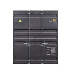 Acme Cargo Full Over Full Bunk Bed In Gunmetal
