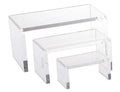 Nice Packaging Heavy Duty Thick 1 set of 3 Piece Acrylic Risers
