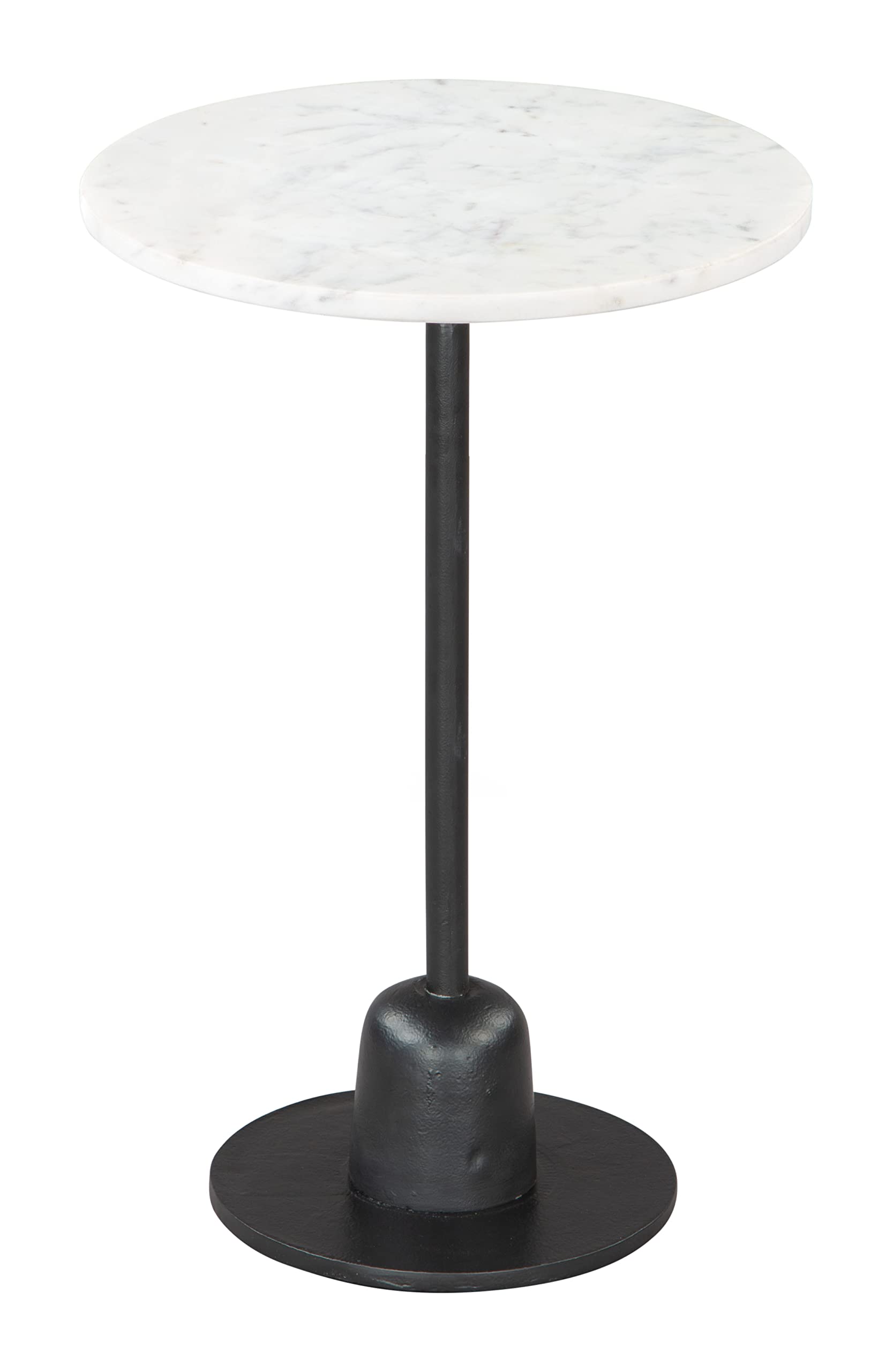 Zuo Whammy Side Table White & Black