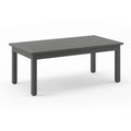 Lue Bona Outdoor Coffee Table, Hdps Patio Coffee Tables For Outside Rectangle, Adjustable Levelling Feet/Weather Resistant, Patio Table For Deck, Pool, Balcony, Indoor Or Outdoor Use, Dark Gray