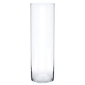 Royal Imports Flower Glass Vase Decorative Centerpiece for Home or Wedding - Cylinder Shape, 16 Tall, 4 Opening, Clear