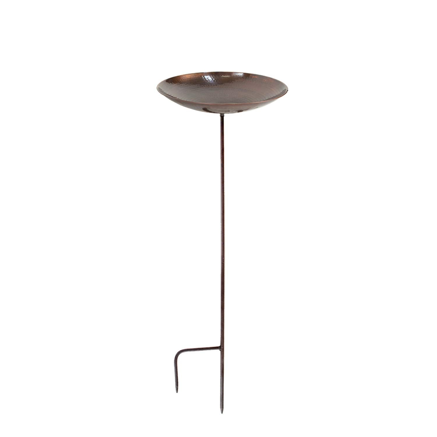 Achla Designs Burnt Copper Birdbath With Stake