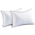 Jollyvogue King Size Pillows For Sleeping Set Of 2, Soft And Supportive Bed Pillows For Side Back Stomach Sleeper, Down Alternat