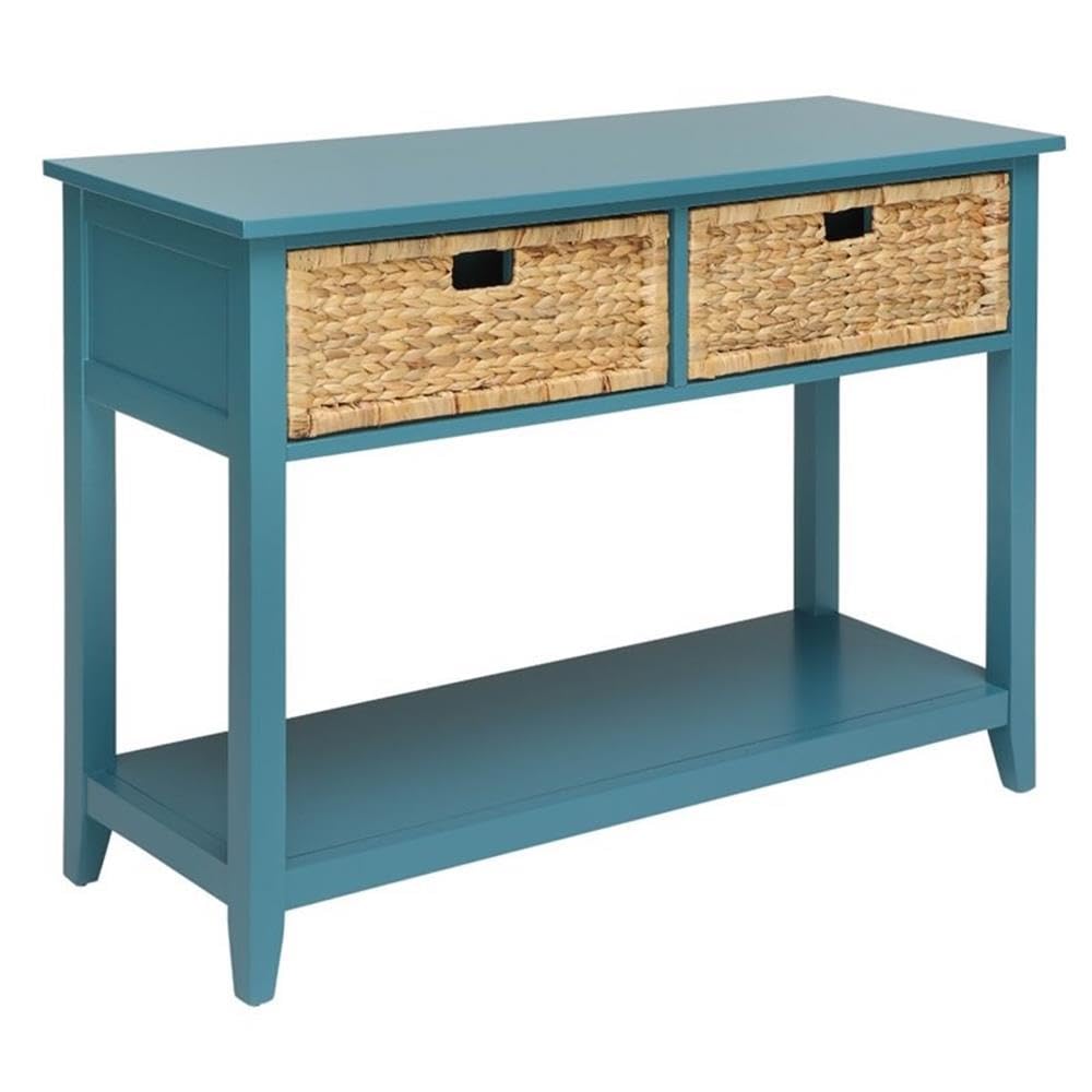 Acme Flavius Console Table in Teal