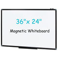 Xiwode Magnetic Dry Erase Board, Wall Mounted Whiteboard, 24X36 Inch, Black Aluminum Alloy Frame, Simple And Generous, Smooth Wr