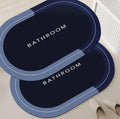 SRIVA HOUSE HOLD Bath Mats 17x27 Inch, Modernized Magic Mat Bathroom, Rubber Anti Slip Quick Drying Absorbent Bathroom Rug, Show