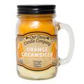 Our Own Candle Company, Orange Creamsicle Scented Mason Jar Candle, 100 Hour Burn Time, 13 Ounces