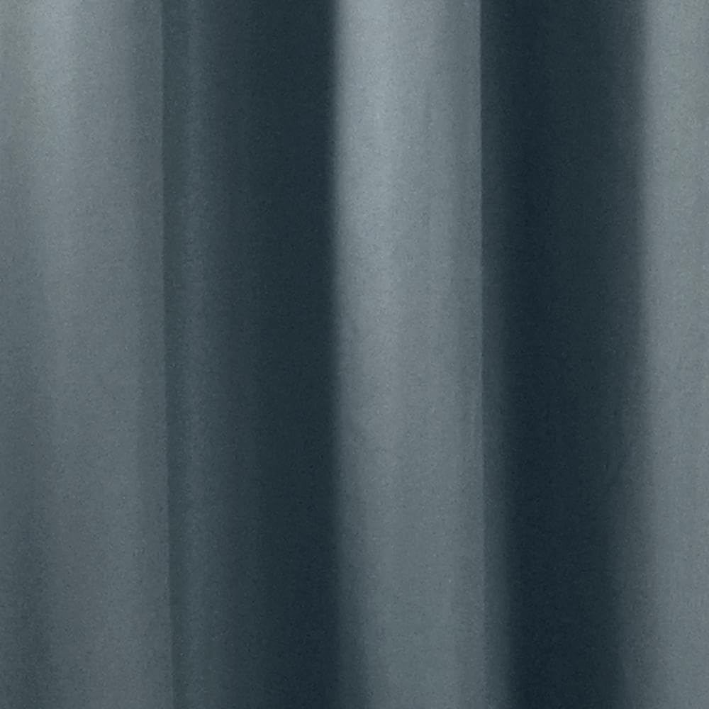 Thermaplus Prelude Room Darkening Window Treatment Grommet Curtain Panel 40' X 84' For Bedroom Livingroom Slate Blue
