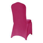 Algaiety Spandex Chair Cover,12Pcs,Chair Covers,Living Room Chair Covers,Removable Chair Cover Washable Protector Stretch Chair Cover For Party, Banquet,Wedding Event,Hotel(Fuchsia)