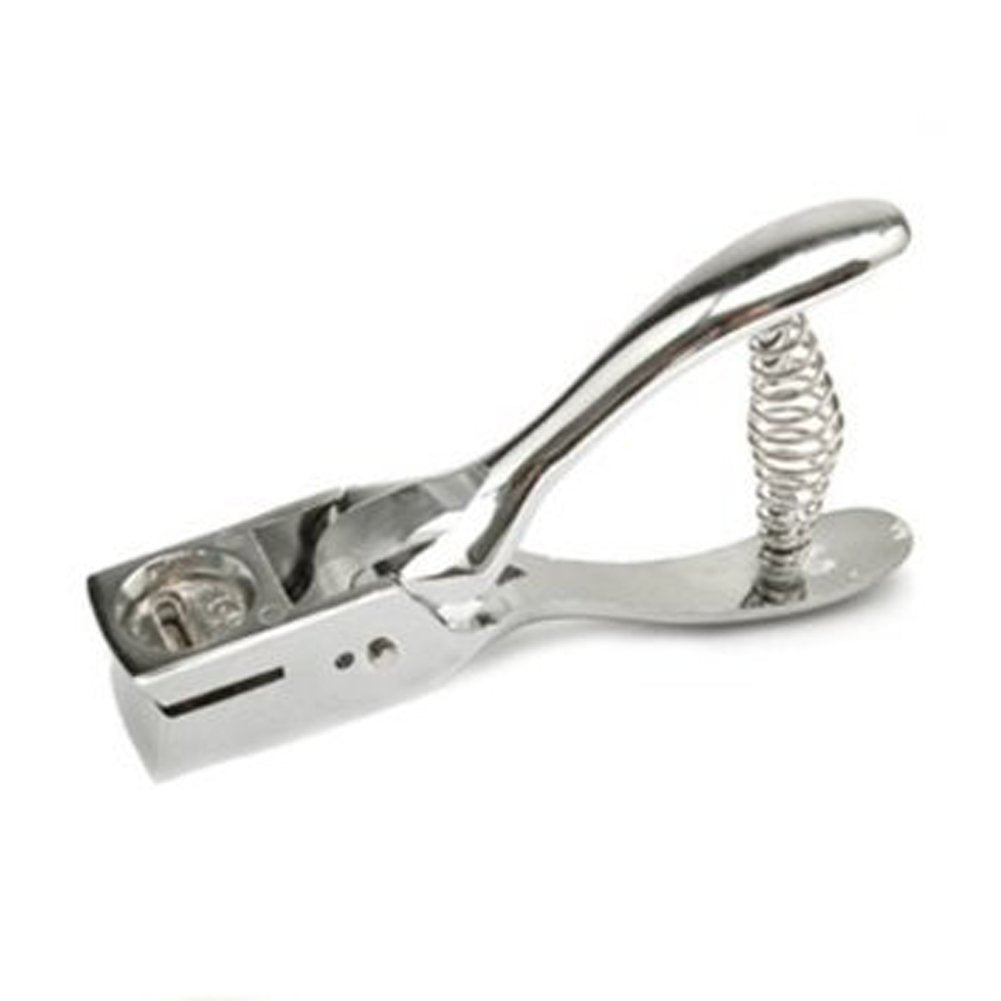 Elife Heavy Duty Id Card Badge Lanyard Metal Hand Held Slot Punch Plier Tool Office Silver Kit (013 - 15Mm X 3Mm)