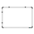 Yajnas Non Magnetic 1.5X3 Feet Double Sided White Board And Chalk Board Both Side Writing Boards, One Side White Marker And Reve