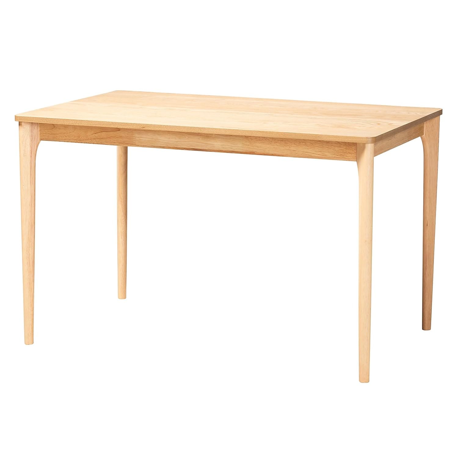 Baxton Studio Sherwin Wooden Dining Table, 29.9-inch D x 47.2-inch W, Natural Oak (234-13280-HIT)