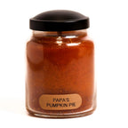 A Cheerful Giver - Papa's Pumpkin Pie Baby Scented Glass Jar Candle (6oz) with Lid & True to Life Fragrance Made in USA