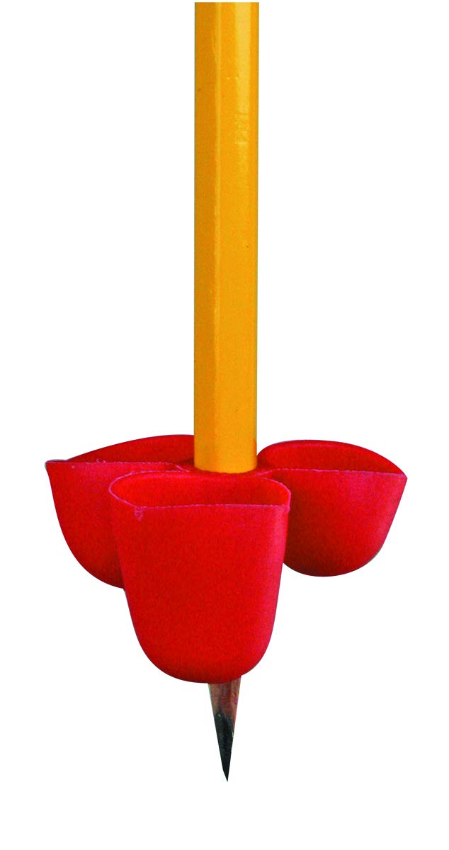 The Pencil Grip Writing Claw, Large Size Grips, Blue And Red Grips, Set Of 12 - Tpg-21312