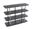 Convenience Concepts Designs2Go XL Highboy 4 Tier TV Stand Home_Furniture_and_Decor, 47.25"L x 15.75"W x 36.25"H, Black