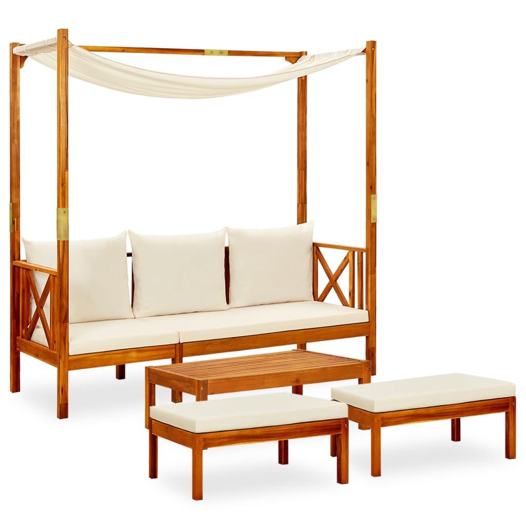 vidaXL Patio Bench - Thumbnail 5