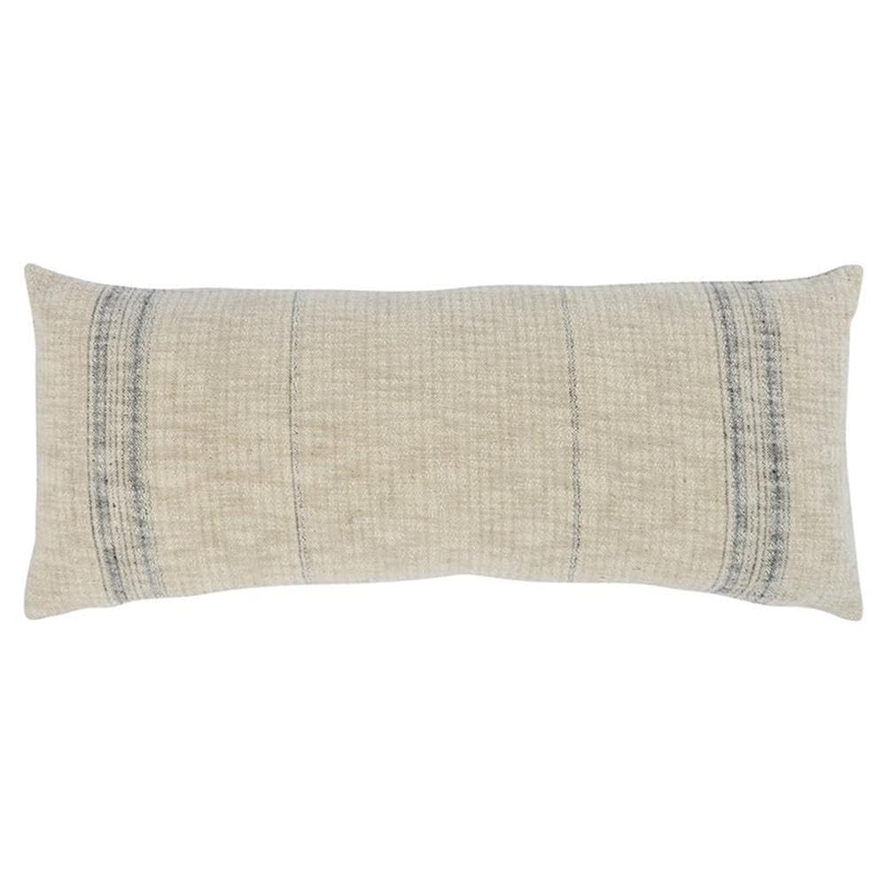 Kosas Home Tia 16X36 Cotton And Linen Blend Throw Pillow In Natural/Black