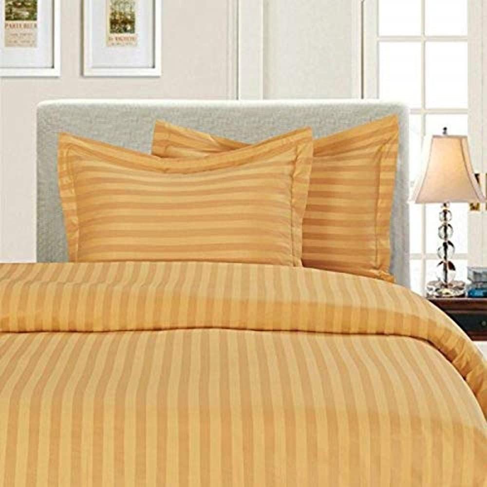 Elegant Comfort Wrinkle & Fade Resistant 1500 Thread Count - Damask Stripes Egyptian Quality Luxurious Silky Soft 3Pc Duvet Cove