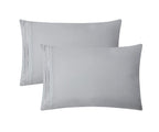 Clara Clark Bed Sheets, Premier 1800 Series 4 Piece Bed Sheet Set, Deep Pocket, Wrinkle, Fade, Stain Resistant, Luxury Soft Bedding Sheets & Pillowcases, Queen, Silver Gray