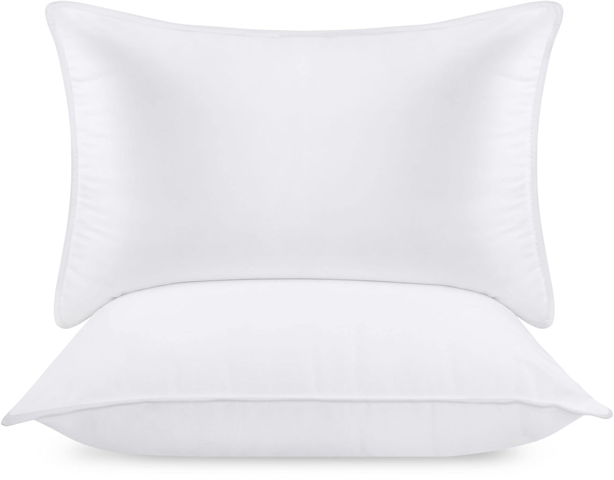 Utopia Bedding Bed Pillows For Sleeping (White), Queen Size, Set Of 2, Hotel Pillows, Cooling Pillows For Side, Back Or Stomach