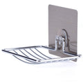 Koyet Soap Dish Holder,Self Adhesive Wall Mounted Soap Sponge Holder Stainless Steel Storage Saver Rack for Home Kitchen Bathroo