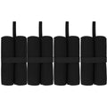 Moocy Black Sand Bag For Canopy Weights, Heavy Duty Pop Up Canopy Leg Tent Sandbags, Instant Shelter, Tailgate Tent Anchor Bags,