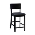 Linon Home Dcor Linon Torino Contemporary Counter Stool, 17w x 20d x 37h, Black