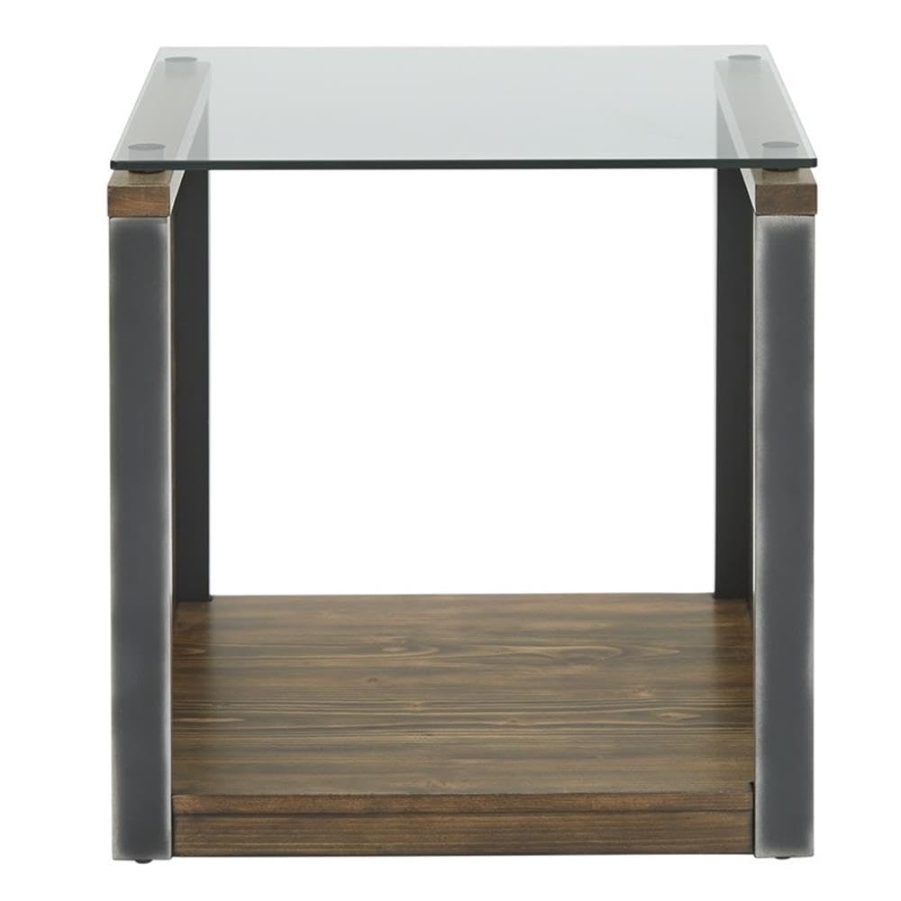 Progressive Furniture Midtown End Table, Toffee