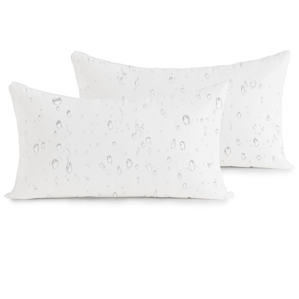 Oubonun 12X20 Outdoor Pillow Inserts (Pack Of 2) - Square Waterproof Throw Pillow - Decorative Throw Pillows Insert For Couch So