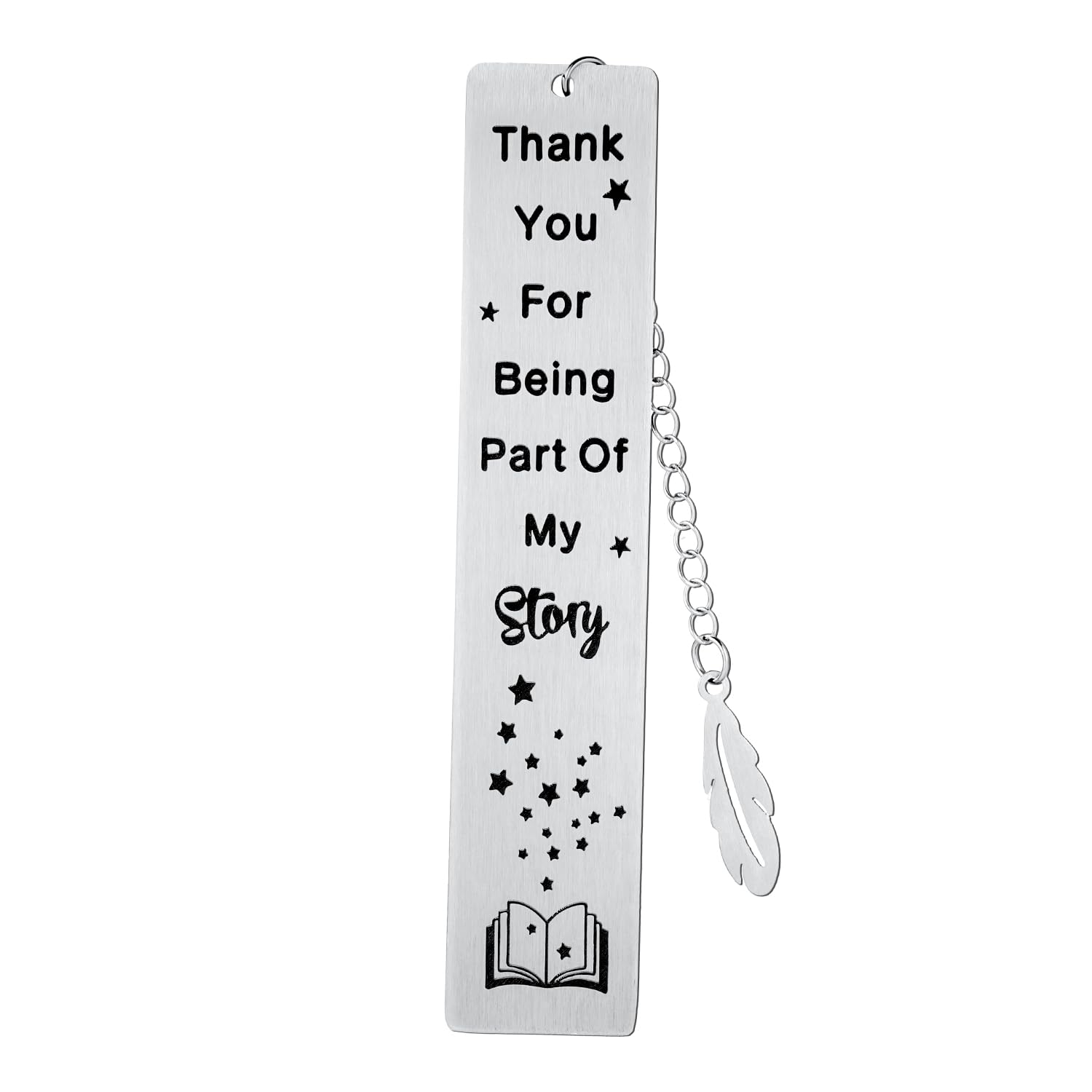 Teacher Gifts Bookmark, Thank You For Being Part Of My Story Metal Bookmark Stainless Steel Teacher Appreciation Gifts Back To S