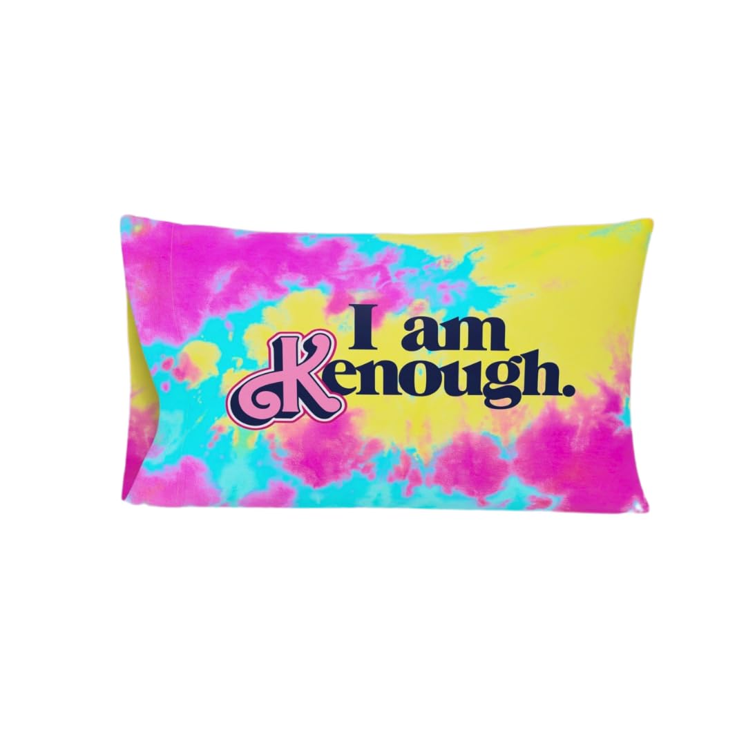 Franco Collectibles Barbie Movie Kenough Beauty Silky Satin Standard Reversible Pillowcase Cover 20X30 For Hair And Skin, (Offic