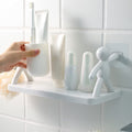 NISHIV Self Adhesive Multipurpose Stand Holder for Bathroom Toilet Kitchen Bedroom Office Shelf Wall Holder Bathroom Rack Storag