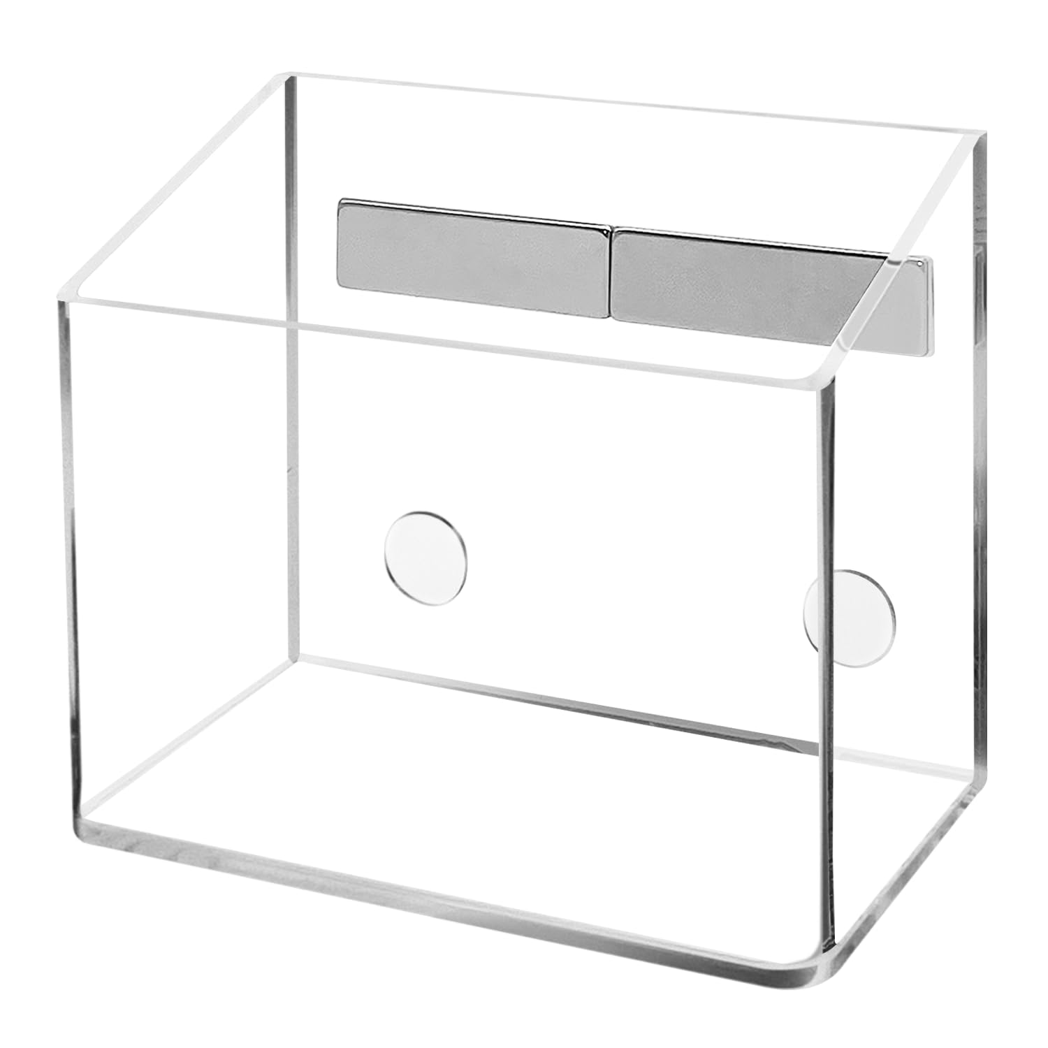 Viefantaisie Magnetic Glass Whiteboard Pen Holder - Magnetic Dry Erase Marker Holder For Fridge, Whiteboard, Office, Home, 1 Pac
