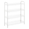 Metaltex Shoe Rack 4Tier, Stainless Steel, Silver, 64 x 23 x 80 cm, 1 Units