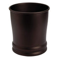 iDesign Round Metal Waste Basket, The Olivia Collection  9 x 9 x 10, Bronze
