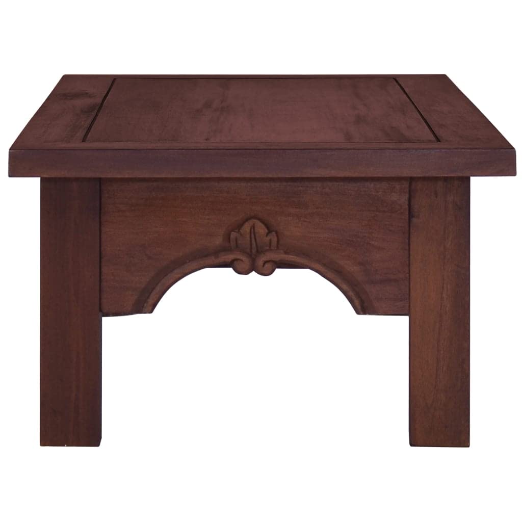 vidaXL Solid Mahogany Wood Coffee Table - Thumbnail 4