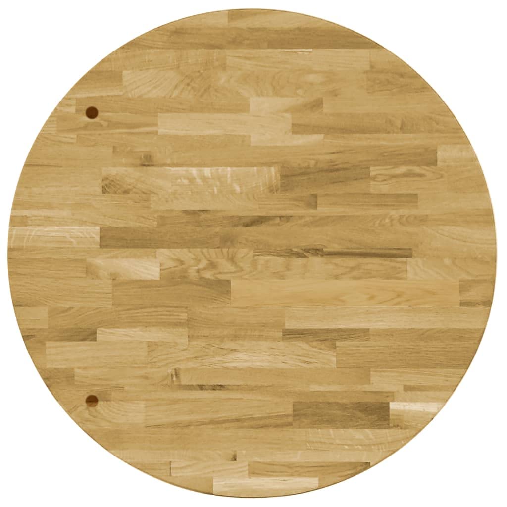 FAMIROSA Square Table Top Solid Oak Wood, One-Piece Rustic Dining Table Panel, Classic Wood Tabletop for Dining Table, Coffee Table Indoor Use Desktop Home Furniture Accessories 1.7"/27.6" x 27.6"