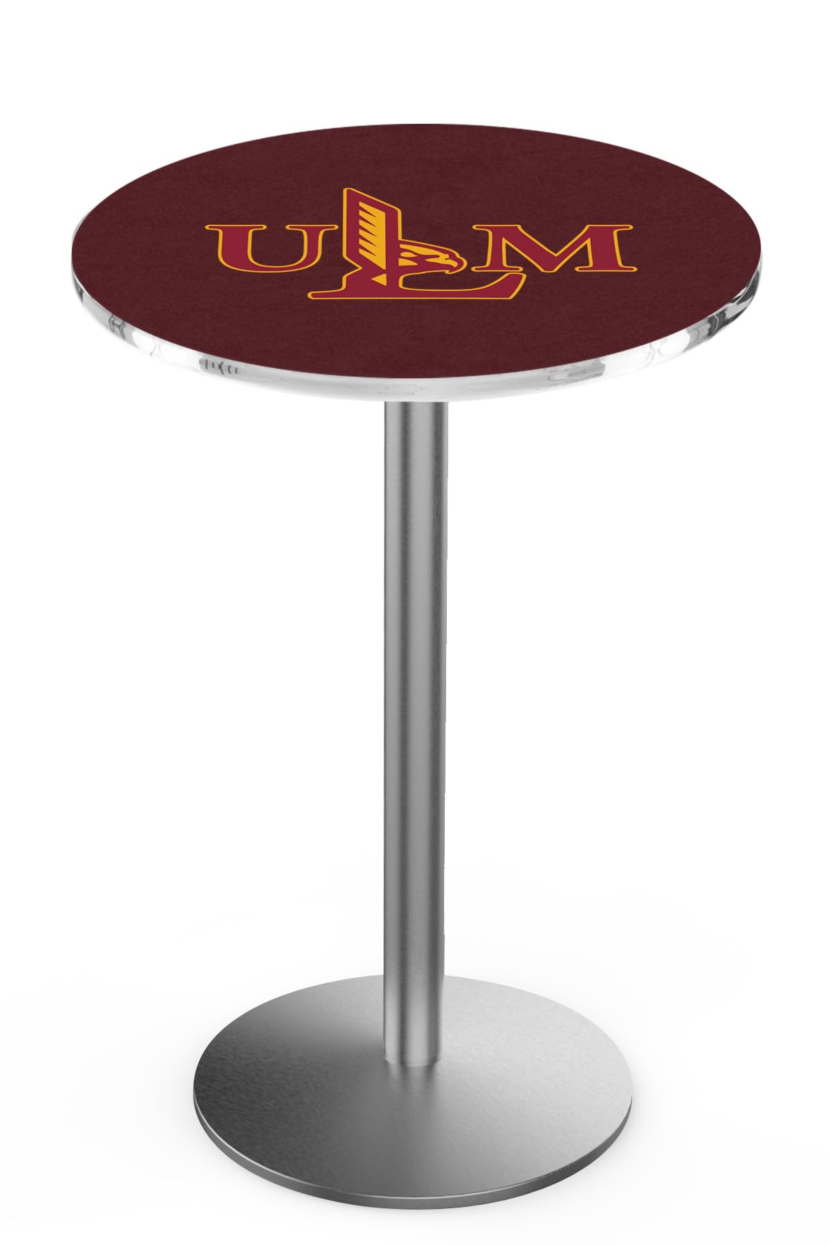 Holland Bar Stool Co. L214-36&quot; Stainless Steel Louisiana-Monroe Pub Table with 36&quot; Dia. top