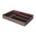 Losa Drawer Organizer Storage Box Dividers 4 Compartment Tray Holder Coffee