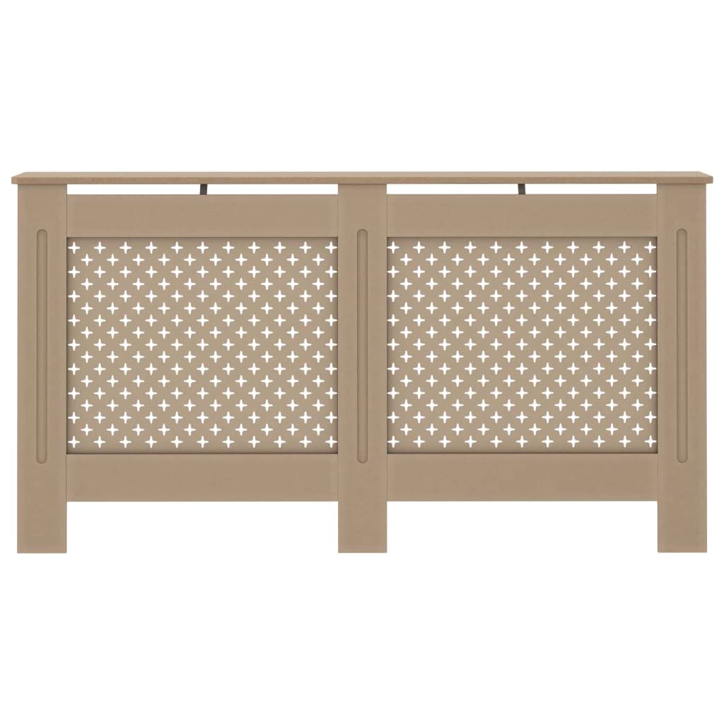 vidaXL Radiator Cover 59.8&quot; MDF Heater Heating Cover Storage Shelf Living Room
