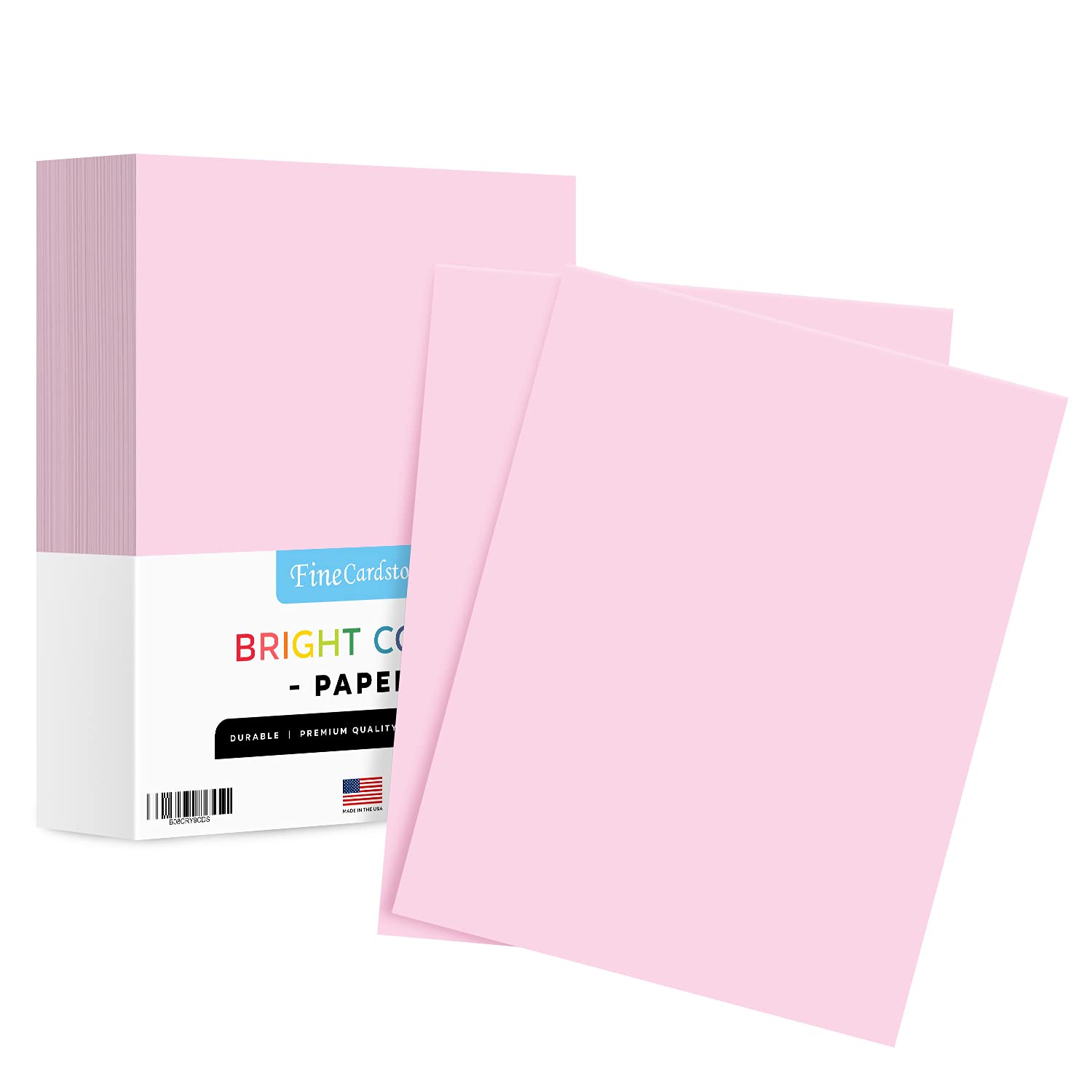 8.5 X 11 Ultra Pink Neon Bright Fluorescent Colored Paper | 20Lb Bond (75Gsm) Paper | 500 Sheets - 1 Ream