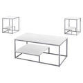 Monarch Specialties TABLE SET One Size WHITE